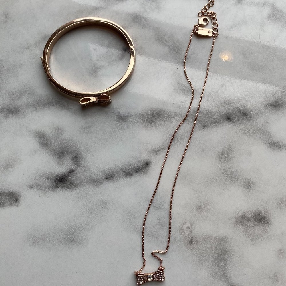 Kate Spade Ready Set Bow Pave Bow Bangle